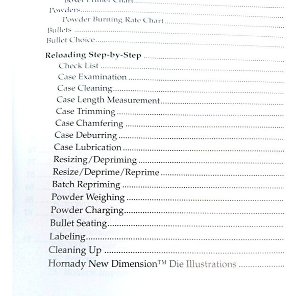 Hornady Handbook of Cartridge Reloading 8th Edition HC 2010 GUC - Picture 5 of 16
